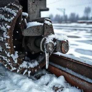 Фото по теме: Износ железнодорожных колес в зимний период.